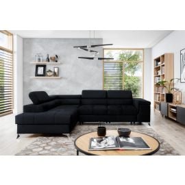 Eltap Eridano Solar Corner Pull-Out Sofa 202x275x90cm, Black (Eri_61) | Living room furniture | prof.lv Viss Online