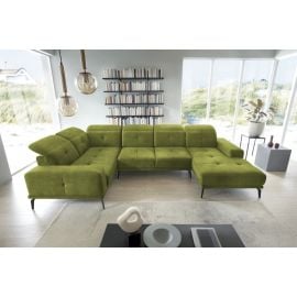 Eltap Neviro Loco Corner Sofa 201x350x77cm, Green (CO-NEV-LT-33LO) | Corner couches | prof.lv Viss Online