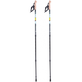 Insportline Hiker Trekking Poles 65-135cm Black/Pink (11476) | Walking poles | prof.lv Viss Online