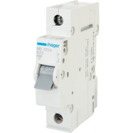 Hager MB125A Circuit Breaker 1-Pole, 25A, B Curve, 6kA (1 package=12 pieces) | Automatic switches | prof.lv Viss Online