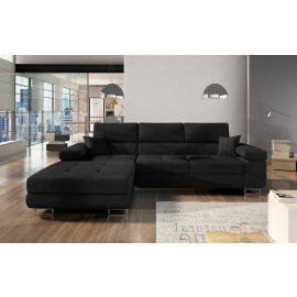 Eltap Armando Kronos Corner Pull-Out Sofa 205x280x90cm, Black (Armd_271) | Sofa beds | prof.lv Viss Online