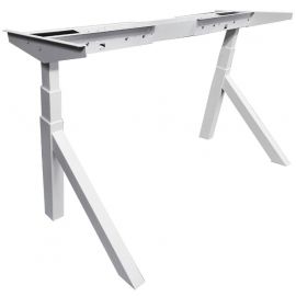 Linak Silkeborg Electric Height Adjustable Table Legs, White (77-2894) | Height adjustable table legs | prof.lv Viss Online