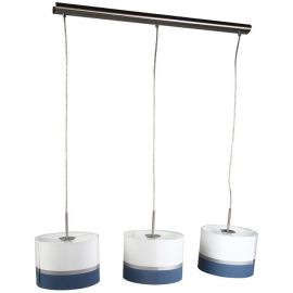 Spaltini Ceiling Lamp 60W, E27 White/Blue (52852) | Ceiling lamps | prof.lv Viss Online