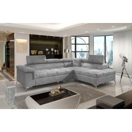 Eltap Eridano Monolith Corner Pull-Out Sofa 202x275x90cm, Grey (ERI_11) | Sofas | prof.lv Viss Online