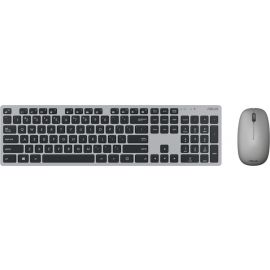 Asus W5000 Keyboard + Mouse RU/EN Black/Grey (90XB0430-BKM1V0) | Keyboards | prof.lv Viss Online