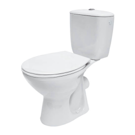 Tualetes Pods Cersanit President Compact K08-028 ar vāku, Balts | Toilet bowls | prof.lv Viss Online