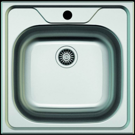 Virtuves izlietne Thema Lux AS14, Iebūvējamā, Nerūsējošā tērauda (501782743) | Virtuves izlietnes | prof.lv Viss Online