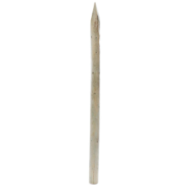 Impregnēts koka miets (stabs) žogam 1,5m Ø70mm, 3.klase | Rounded wooden stakes | prof.lv Viss Online
