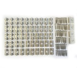 Stiprinājuma elementi terases dēļiem Garden Center, nerūsējošais tērauds, 54 gab. | Лесоматериалы | prof.lv Viss Online