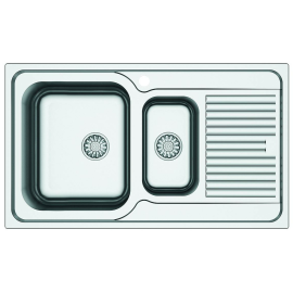 Virtuves izlietne Thema Lux AS192, Iebūvējamā, Nerūsējošā tērauda (502672088) | Virtuves izlietnes | prof.lv Viss Online