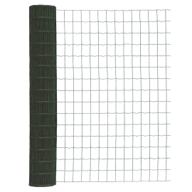 Žogs Garden Center Metināts, cinkots, PVC pārklāts, 25m rullis, 100x50mm acs, 2.1mm stieple, zaļš | Žogi ruļļos | prof.lv Viss Online