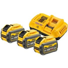 Akumulatoru Un Lādētāju Komplekts DeWalt DCB118X3-QW Li-ion 18V/54V 3x9.0Ah | Battery and charger kits | prof.lv Viss Online