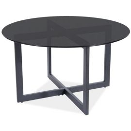 Signal Almeria B Coffee Table 80x42cm, Black (ALMERIABCCFI60) | Glass tables | prof.lv Viss Online