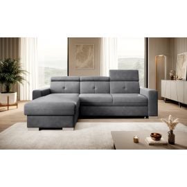 Eltap Fresia Sola Corner Pull-Out Sofa 176x247x104cm, Grey (CO-FR-LT-06SO) | Sofas | prof.lv Viss Online