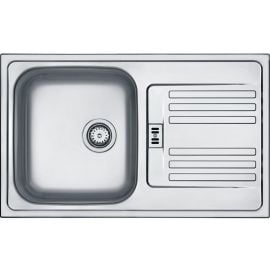 Franke Euroform EFN 614-78 Built-in Kitchen Sink Stainless Steel, without Overflow (101.0017.705) | Metal sinks | prof.lv Viss Online