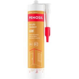 Akrila Hermētiķs Penosil Acrylic Sealant 636 0.6l, Balts (H4572) | Герметики, пена, силиконы | prof.lv Viss Online