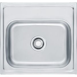 FRANKE Euroform EFN 610 stainless steel kitchen sink, reversible, matte, 51x47.5cm, 101.0151.185 | Metal sinks | prof.lv Viss Online