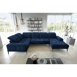 Eltap Neviro Loco Corner Sofa 201x350x77cm, Blue (CO-NEV-LT-40LO) | Living room furniture | prof.lv Viss Online