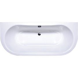 Vispool Onda Stone Bath 76x175cm White (with standard siphon and overflow) (152010) | Stone mass baths | prof.lv Viss Online
