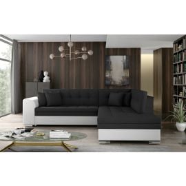 Eltap Pieretta Sawana/Soft Corner Pull-Out Sofa 58x260x80cm, Black (Prt_22) | Corner couches | prof.lv Viss Online
