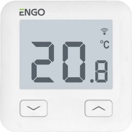 Engo E10 Встраиваемый термостат помещения 230V, белый (1982508) | Engo | prof.lv Viss Online