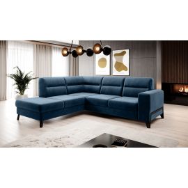 Eltap Cassara Lux Corner Pull-Out Sofa 237x277x100cm, Blue (CO-CAS-LT-40LU) | Corner couches | prof.lv Viss Online