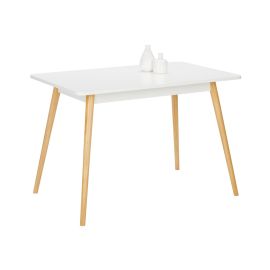 Virtuves galds Black Red White Anouka, 70x110x76cm, Balta (MT_NIN-STO-ANOUKA-110/76/70-DRN/BI) | Virtuves galdi / ēdamgaldi | prof.lv Viss Online