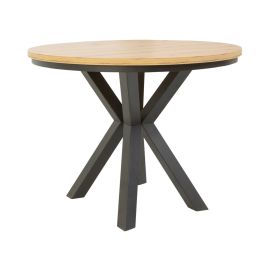 Virtuves galds Black Red White Eland, 100x100-200x76cm, Ozola (DEC/STO_ELAND-ARTISAN/CZARNY) | Black Red White | prof.lv Viss Online