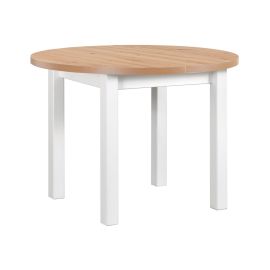 Virtuves galds Black Red White Balard, 100x100-180x76cm, Ozola (MT_DREW-STO-BALARD-100-180/100-DASN/BI) | Black Red White | prof.lv Viss Online