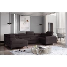 Eltap Escada Monolith Corner Pull-Out Sofa 200x330x98cm, Brown (Esc_08) | Corner couches | prof.lv Viss Online