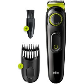 Braun BT3221 Beard Trimmer Black/Green (4210201281092) | Hair trimmers | prof.lv Viss Online