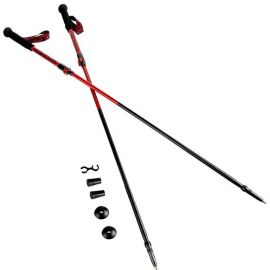 Палка для беговых лыж SKY RUN ALU 110-130 см черная/красная (927901) | Палки для скандинавской ходьбы | prof.lv Viss Online