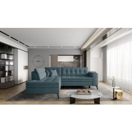 Eltap Lanvin Borneo Corner Pull-Out Sofa 210x260x93cm, Blue (CO-LAN-LT-38BO) | Sofas | prof.lv Viss Online