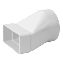 Ventilācijas Kanālu Savienojums Europlast KSD2 Garais D100mm 110x55mm Balts | Plastmasas ventilācija | prof.lv Viss Online