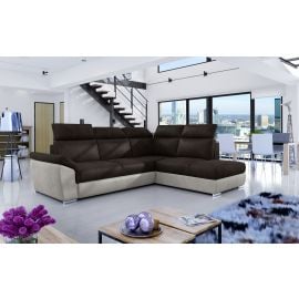 Eltap Loreto Monolith/Monolith Corner Pull-Out Sofa 60x260x102cm, Brown (Lor_22) | Corner couches | prof.lv Viss Online