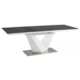 Складной столик Signal Alaras, 120x80 см, черно-белый | Signal | prof.lv Viss Online