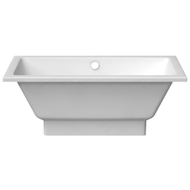 Vanna Vispool Nordica 160 Akmens masa 160x75cm Balta (N01011) | Stone mass baths | prof.lv Viss Online