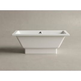 Vanna Vispool Nordica 160 Akmens masa 160x75cm Balta (N01011) | Free standing baths | prof.lv Viss Online