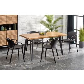 Halmar Dickson 2 Extendable Table 150x88cm, Oak/Black | Wooden tables | prof.lv Viss Online