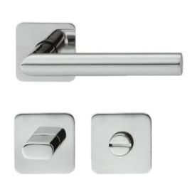 Hafele LDH 2198 Door Handle for Indoor WC, Polished Stainless Steel (902.93.037) | Door fittings | prof.lv Viss Online