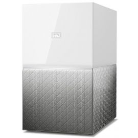 Western Digital My Cloud Home Duo Внешний SSD-накопитель, 8 ТБ, белый/серебристый (WDBMUT0080JWT-EESN) | внешние жесткие диски | prof.lv Viss Online