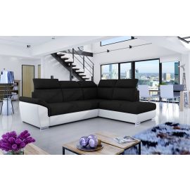 Eltap Loreto Sawana/Soft Pull-Out Corner Sofa 60x260x102cm, Black (Lor_58) | Corner couches | prof.lv Viss Online