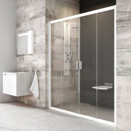 Ravak Blix BLDP4-200cm Shower Door H=190cm Transparent White (0YVK0100Z1) | Ravak | prof.lv Viss Online
