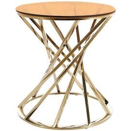 Столик для кофе Signal Ottavia B, 50x54 см, золотой (OTTAVIABCTZL) | Журнальные столики | prof.lv Viss Online