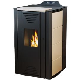 Thermoflux Interio 20 Pellet Stove 18kW NEW, Beige (01020B / 0001167) NEW | Granule fireplaces | prof.lv Viss Online