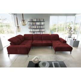 Eltap Neviro Loco Corner Sofa 201x350x77cm, Red (CO-NEV-LT-25LO) | Sofas | prof.lv Viss Online