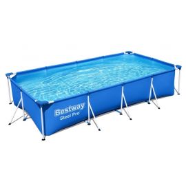 Karkasa Baseins Bestway Steel Pro, 400x211x81cm, Zils/Balts (142823) | Pools and accessories | prof.lv Viss Online