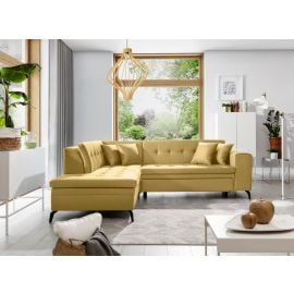 Eltap Lanvin Savoi Corner Pull-Out Sofa 210x260x93cm, Yellow (CO-LAN-LT-45SA) | Corner couches | prof.lv Viss Online