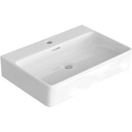 Кухонная мойка Schütte Tassoni Cube 42x60 см, белая (92501) NEW | Раковины для ванных комнат | prof.lv Viss Online