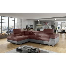 Eltap Anton Monolith/Monolith Corner Pull-Out Sofa 203x272x85cm, Red (An_41) | Sofa beds | prof.lv Viss Online